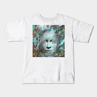 Abstract face Kids T-Shirt